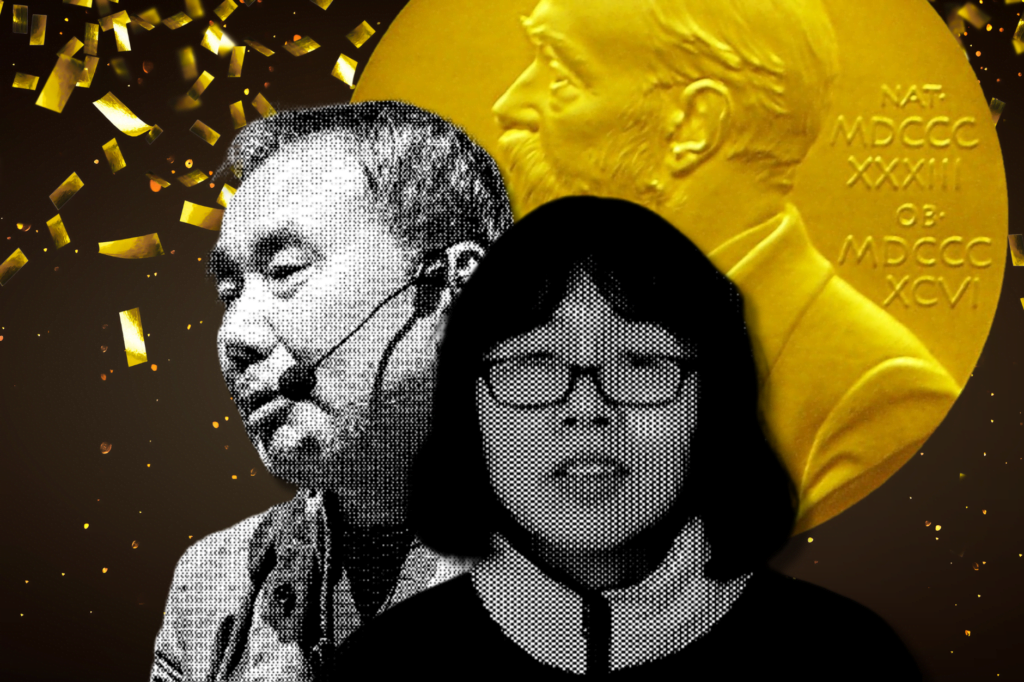 Nobel Literature Prize 2023 with Can Xue and Haruki Murakami.