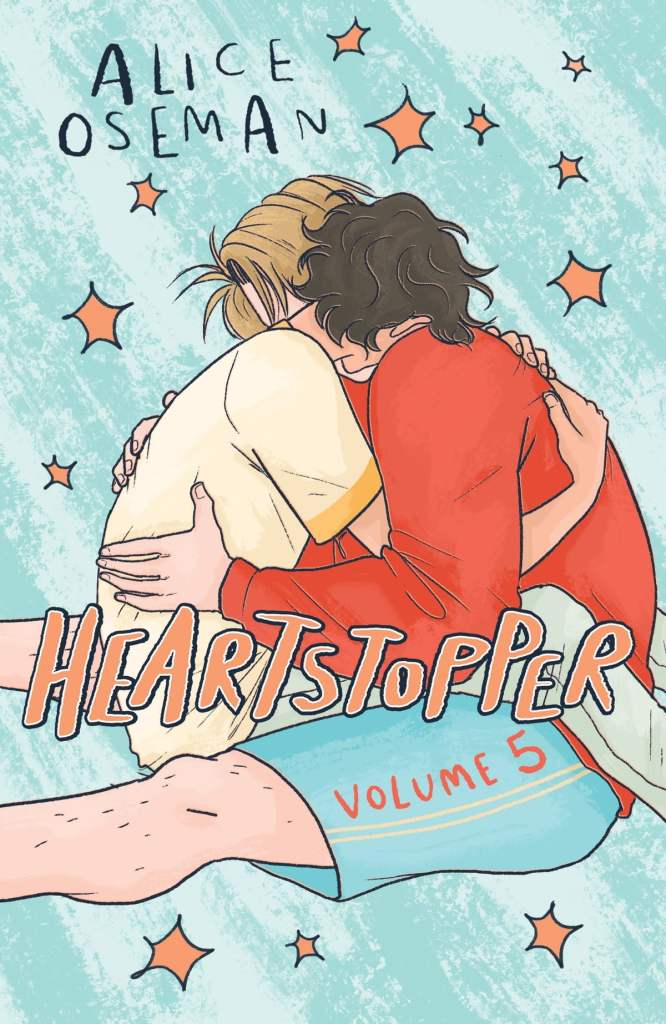 Heartstopper Volume 5 book cover by Alice Oseman.