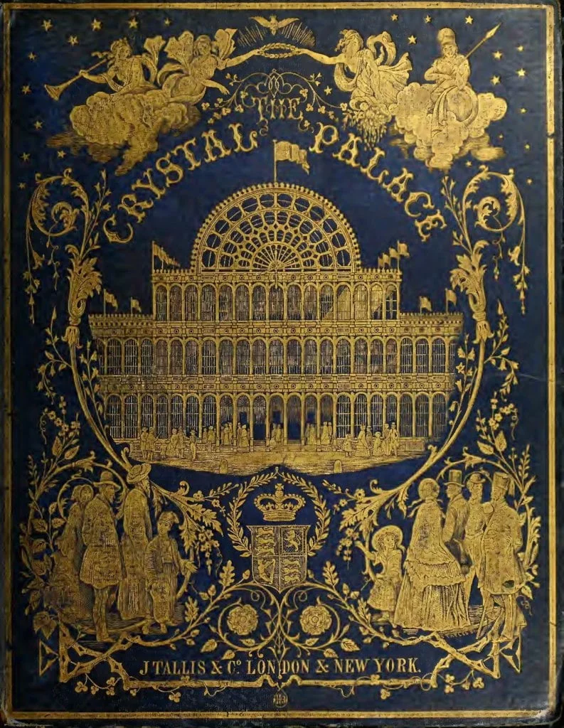 This edition of Tallis's history and description of the Crystal palace, and the Exhibition of the world's industry in 1851 has been identified as having arsenical material in the bookcloth. Poison books have been found across the world.